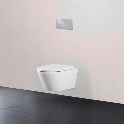 DU Wand-WC Set 540 mm D-Neo WeißTS rim WC-Sitz mAbsenkautinklDurafix – Ansicht 5