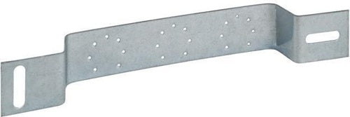MULTITUBO Montageschiene aus Stahl verzinkt 76/153mm gebogen MULTITUBO
