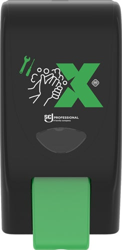 Spender Hautreinigung Stark Schaum PROLINE H345xB175xT150camm 325l schw/grün