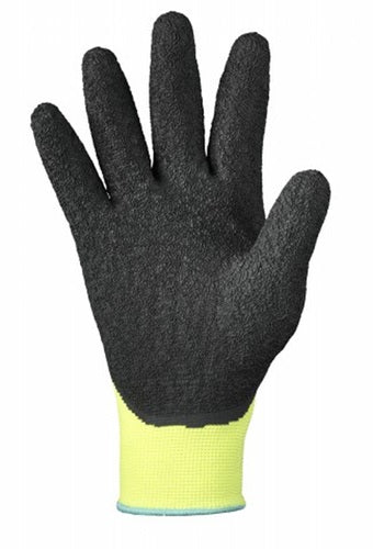 Handschuhe NEONGRIP Größe 11 neongelb/schwarz EN 420 EN 388 PSA-Kategorie II STRONGHAND - VPE: 12 – Ansicht 4