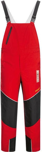 Schnittschutzlatzhose SPEIERLING Gr48 rot/schwarz/gelb ELYSEE
