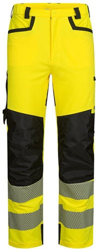 Warnschutzbundhose REIMS Gr56 gelb/schwarz ELYSEE