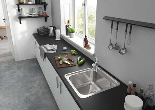 HG Einhebel-Spültischmischer 150 M42 DN 15 mit Ausziehauslauf chrom HANSGROHE – Ansicht 4