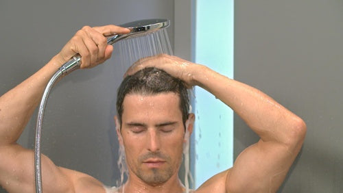Handbrause RAINDANCE SELECT E 120 3jet weiß /chrom HANSGROHE – Ansicht 3