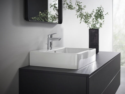 HG Einhebel-Waschtischmischer 100 LOGIS DN 15 m M AG und QuickClean chrom HANSGROHE – Ansicht 3