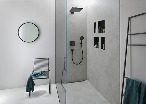 HG Schlauchanschluss FIXFIT SQUARE mit Rückflussverhinderer mattschwarz HANSGROHE – Ansicht 3