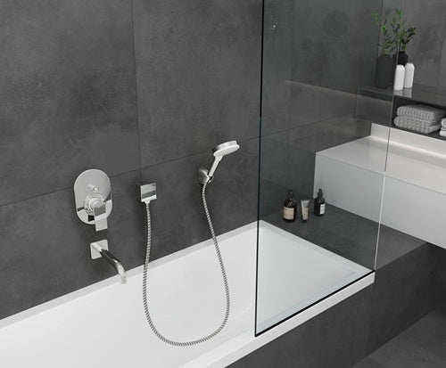 HG Schlauchanschluss FIXFIT SQUARE mit Rückflussverhinderer chrom HANSGROHE – Ansicht 4