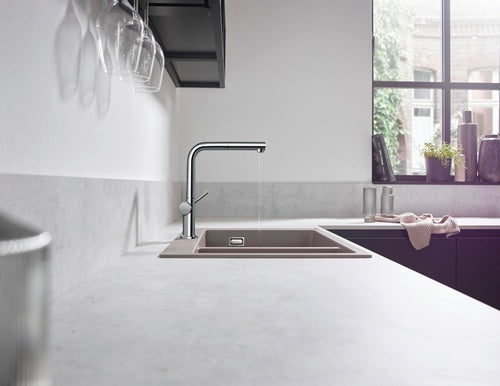 HG Einhebel-Spültischmischer 240 TALIS M Ausziehauslauf chrom HANSGROHE – Ansicht 3