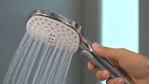 Handbrause RAINDANCE SELECT E 120 3jet weiß /chrom HANSGROHE – Ansicht 4