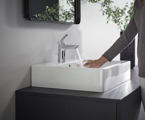HG Einhebel-Waschtischmischer 100 LOGIS DN 15 m M AG und QuickClean chrom HANSGROHE – Ansicht 4