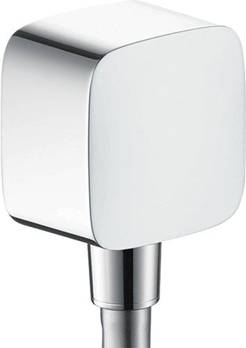 HG Schlauchanschluss FIXFIT E m Rückflussv und Kunststoffwinkel chrom HANSGROHE