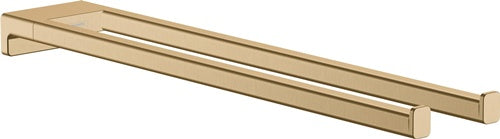 HG Handtuchhalter AddStoris zweiarmig 445mm brushed bronze