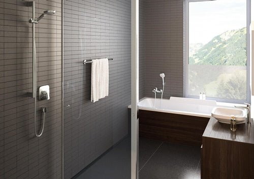 HG Fertigmontageset LOGIS für Unterputz Brausemischer chrom HANSGROHE – Ansicht 3