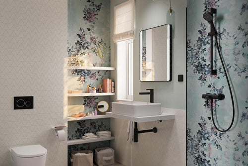 HG Designsiphon FLOWSTAR S mattschwarz HANSGROHE – Ansicht 3