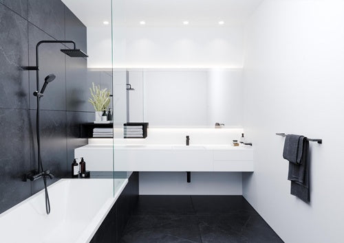 HG Designsiphon FLOWSTAR S mattschwarz HANSGROHE – Ansicht 4