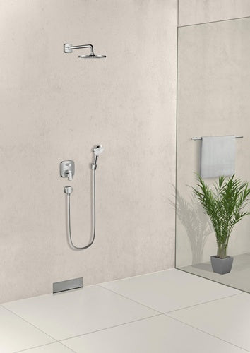 HG Fertigmontageset LOGIS für Unterputz Wannenmischer chrom HANSGROHE – Ansicht 3