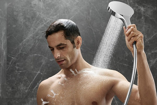 HG Handbrause RAINFINITY 130 3jet chrom HANSGROHE – Ansicht 3