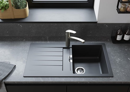 HG Einhebel-Spültischmischer 160 FOCUS DN 15 Edelstahl-Optik HANSGROHE – Ansicht 4