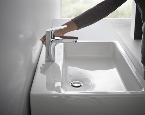 HG Einhebel-Waschtischmischer FOCUS 100 DN 15 Zugst-Ablaufgarn G 1 1/4Zoll chro HANSGROHE – Ansicht 3