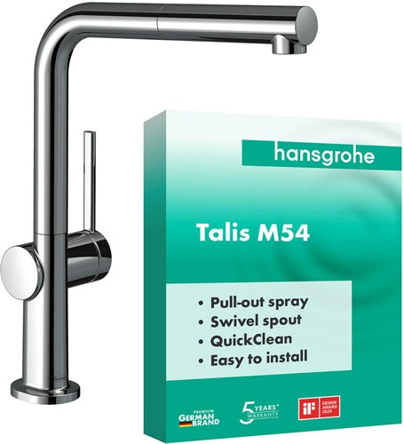 HG Einhebel-Spültischmischer 240 TALIS M Ausziehauslauf chrom HANSGROHE