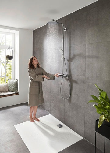 HG Showerpipe CROMETTA S 240 1JET DN 15 EcoSmart 9 l/min chrom HANSGROHE – Ansicht 4