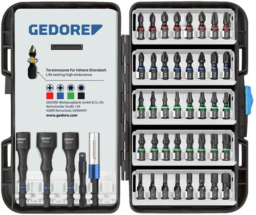 Bitsortiment 666-045 45-tlgGEDORE