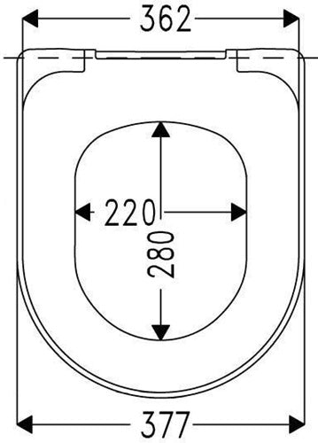 HARO WC-Sitz Tube SoftClose weiß Steckscharnier Edelstahl C4302G – Ansicht 2