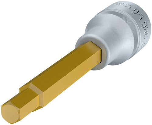 Steckschlüsseleinsatz 986L 1/2 ? Innen-6-kant Schlüsselweiße 6 mm Länge 100 mm HAZET – Ansicht 3