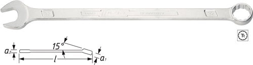 Ringmaulschlüssel 600 LG SW 27 mm Länge 480 mm extra lang CV-Stahl HAZET – Ansicht 5