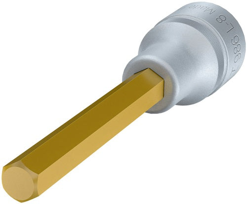 Steckschlüsseleinsatz 986L 1/2 ? Innen-6-kant Schlüsselweiße 8 mm Länge 100 mm HAZET – Ansicht 3