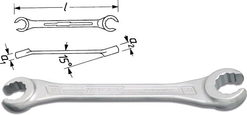 Doppelringschlüssel 612 19 x 22 mm 222 mm HAZET – Ansicht 3