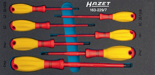 Werkzeugmodul 163-229/7 7-teilig Anzahl Werkzeuge: 7 HAZET