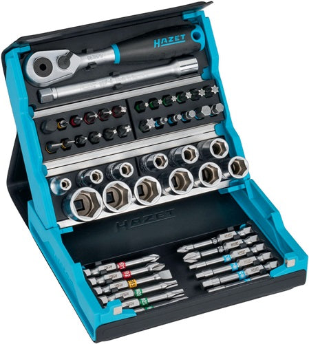 Steckschlüssel- und Bitsortiment SmartCase 2200SC-2 50-teilig 6Kt/Schlitz/PH/PZ/TX HAZET – Ansicht 5