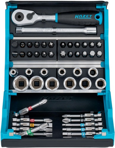 Steckschlüssel- und Bitsortiment SmartCase 2200SC-2 50-teilig 6Kt/Schlitz/PH/PZ/TX HAZET – Ansicht 6