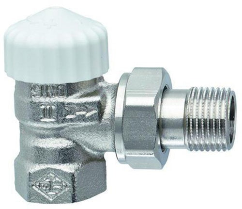 Heimeier Th-Untert V-exakt II Rotguss vernickelt Eckform 1/2Z kvs 086 - VPE: 20