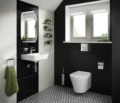 IDS Handwaschbecken CONNECT AIR Cube 400x350x150mm weiß IDEAL STANDARD – Ansicht 3
