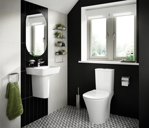 IDS Handwaschbecken CONNECT AIR Cube 400x350x150mm weiß IDEAL STANDARD – Ansicht 4