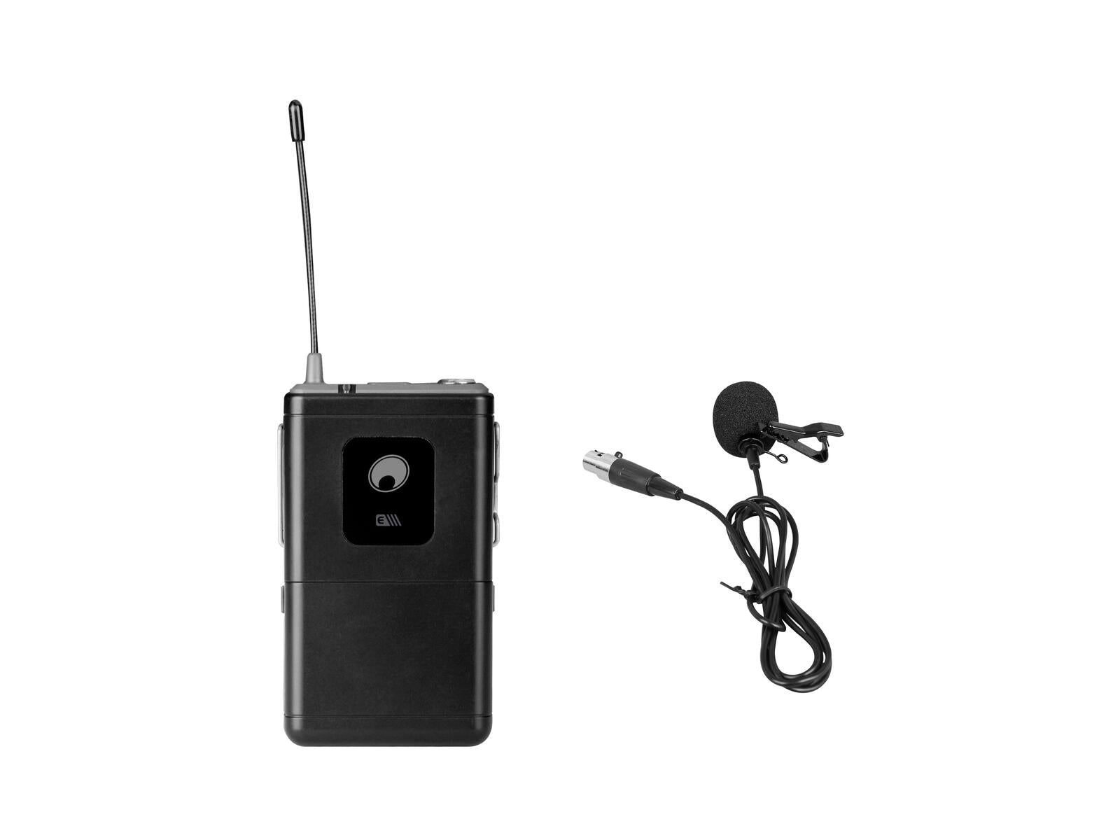 OMNITRONIC UHF-E Serie Taschensender 5297MHz + Lavaliermikrofon