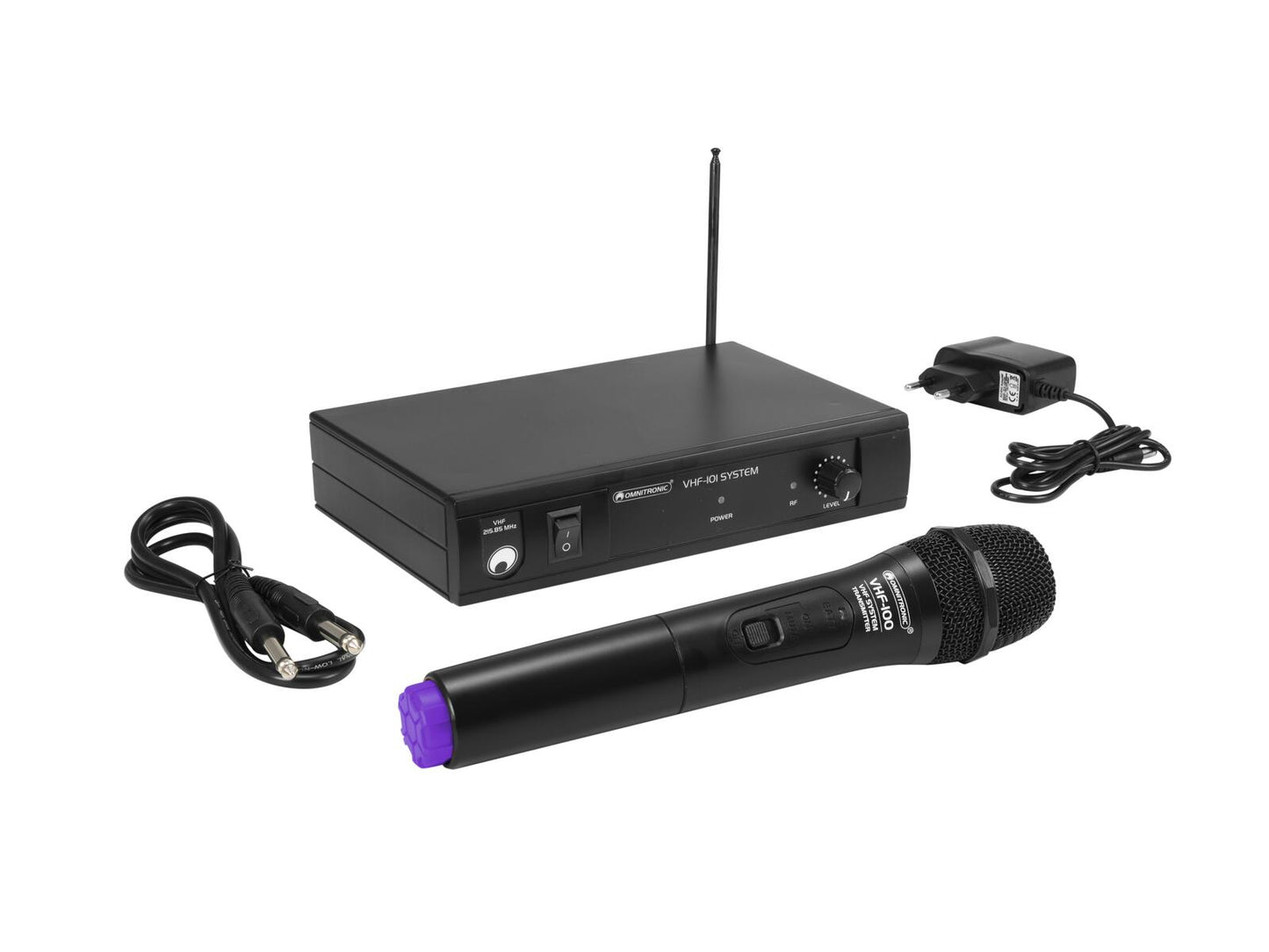 OMNITRONIC VHF-101 Funkmikrofon-System 20010MHz