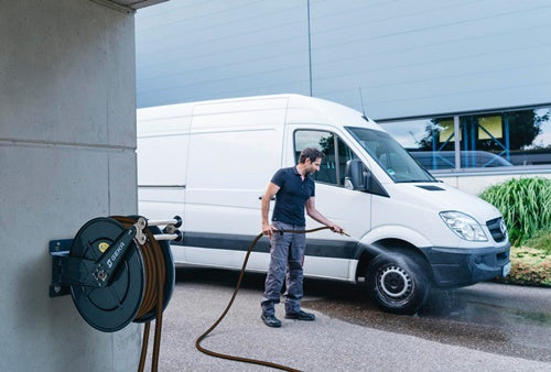 Schlauchwagen PA30 Anschlussgewinde 33,25 mm G 1 AG ? pulv. Stahl GEKA – Ansicht 5