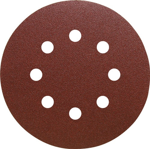 Haftschleifscheibe PS 22 K GLS 5 125 mm Körnung 400 für Holz / Metall Korund Lochanzahl 8 KLINGSPOR - VPE: 50