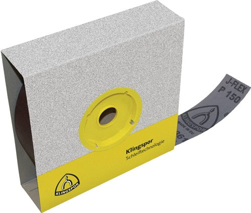 Schleifgeweberolle KL 361JF 25 mm Körnung 80 für Metall Korund KLINGSPOR