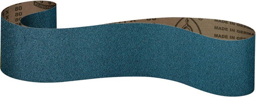 Schleifband CS 411 X Länge 2000 mm Breite 75 mm Körnung 120 für INOX Zirkonkorund KLINGSPOR - VPE: 10