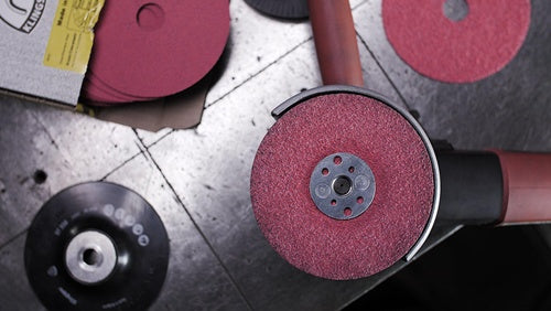 Fiberscheibe FS 964 ACT Ø 125 mm Körnung 80 für INOX / Stahl Keramikkorn KLINGSPOR - VPE: 25 – Ansicht 6