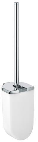 Keuco Toilettenbürstengarnitur ELEGANCE mit Metall-Deckel vc KEUCO