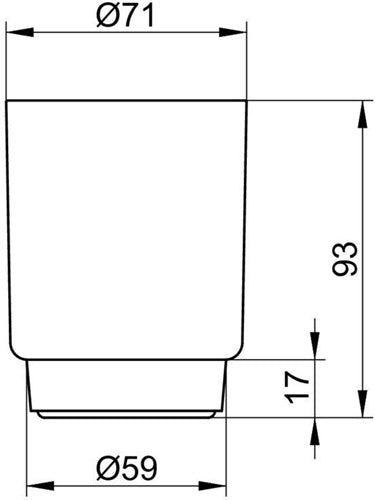 Keuco Acryl-Glas PLAN lose KEUCO – Ansicht 3