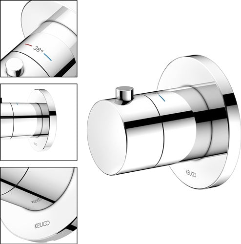 Keuco Thermostatarmatur IXMO UP Rosette rund vc KEUCO – Ansicht 5