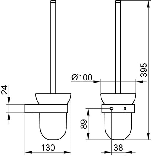 Keuco Echtkristall-Einsatz ELEGANCE mattiert lose Kri-gl mattiert KEUCO – Ansicht 3