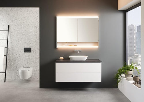 Geberit Wand-Tiefspül-WC ONE m WCSitz we Des-abd hgl verchromt KT GEBERIT – Ansicht 4