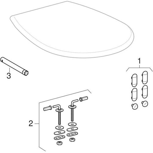 Geberit WC-Sitz RENOVA universal manhattan GEBERIT – Ansicht 5